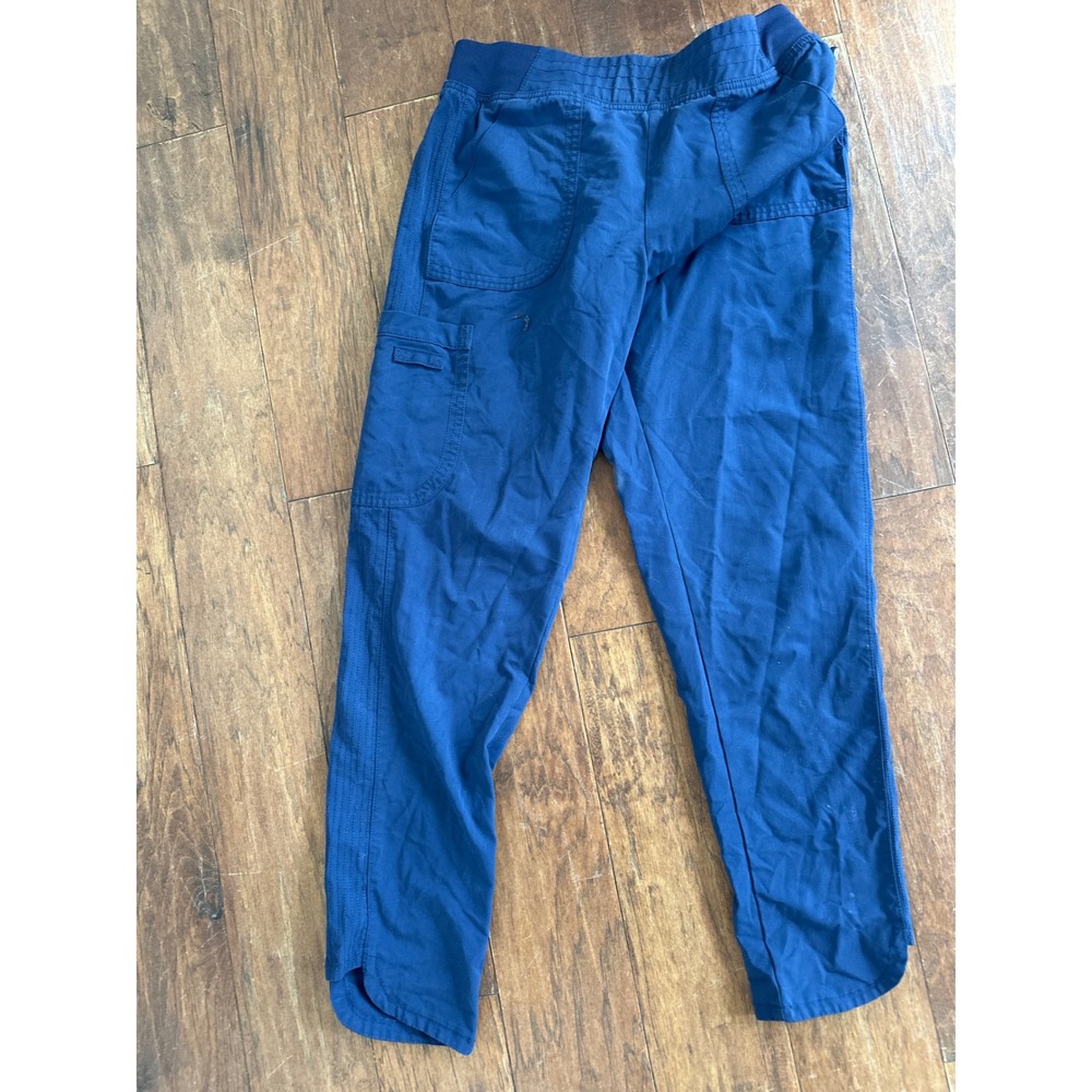 Urbane Icon‎ Navy Blue Scrub Pants Womens Medium 4-Way Stretch Contemporary Fit